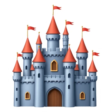 minimalistic castle sticker
