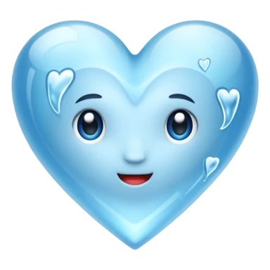 Corazón de hielo sticker