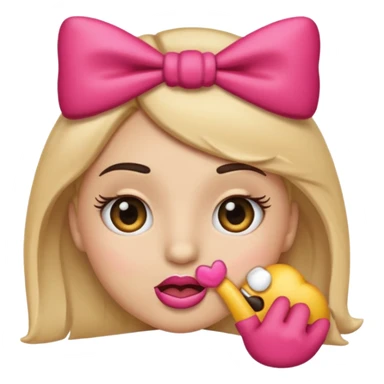 Şimdi sana bir tane emoji göstereceğim eli ağzında gözlerinde kirpik kafasında da ku yrdele olsun sticker