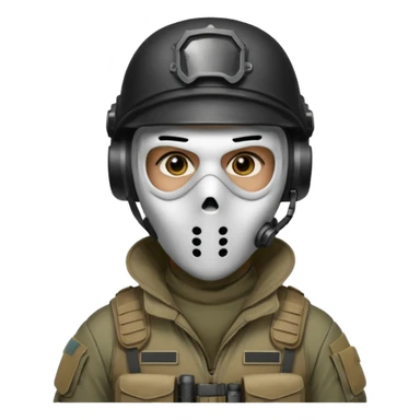 ghost operator from cod saying Anybody wants to play dmz  sticker