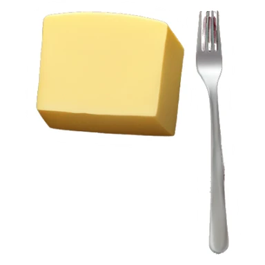 Realistic Butter on a burgundy plate sticker