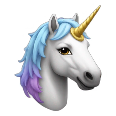 licorn with a hoodie sticker