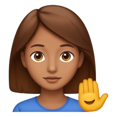 Make everyone have brown hair  sticker