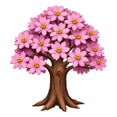 Un arbre rose  sticker