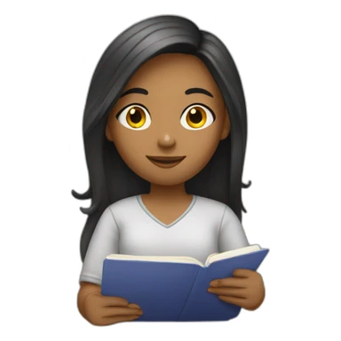 a girl who writes sticker