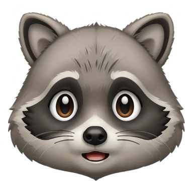 
the raccoon is crying sticker