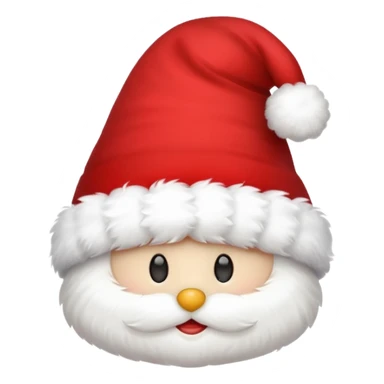 christmas hat for a website log sticker