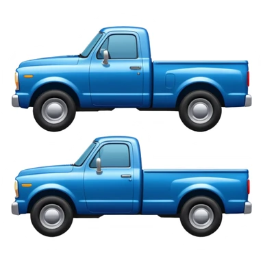 SINGLE Blue PICKUP TRUCK SIDE VIEW "EllisDon"  sticker