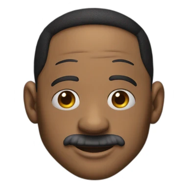 Will smith with clown mask sticker