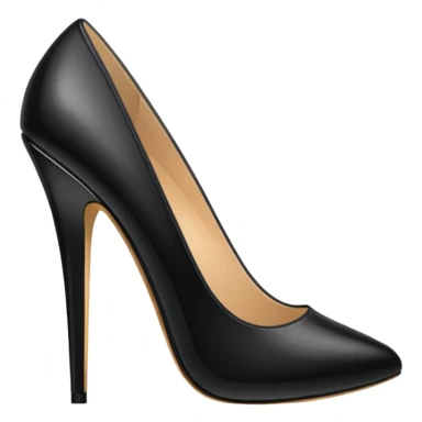 black high heels sticker