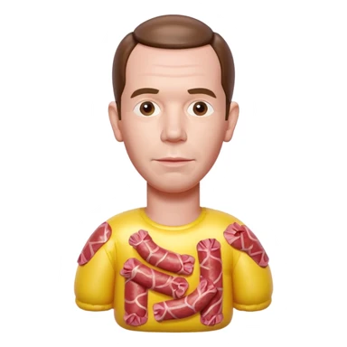  paris SPAM meat jeff koons style inflatable balloon sculpture art  sticker