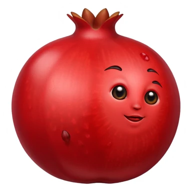 pomegranate with seeds sticker