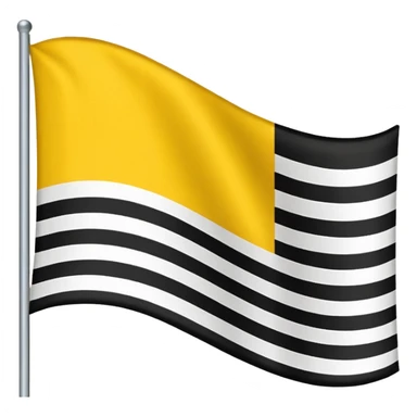 Flag of Russian empire (Black-Yellow-White flag) sticker