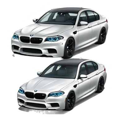 BMW M5 from the future  sticker