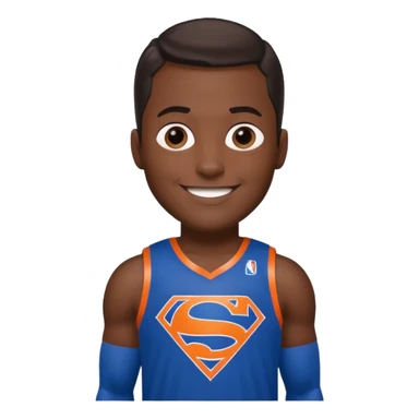 Superman new york knicks sticker