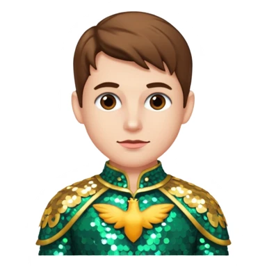 Robin from DC with Sequin Outfit sticker