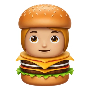 Burger burglar sticker