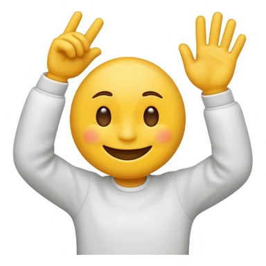 Dabbing emoji sticker