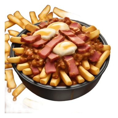 Poutine smoked meat sticker
