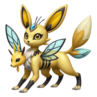 Meloetta-Renamon-Umbreon-Beedrill-Manectric-Palkia-Cresselia-fusion sticker