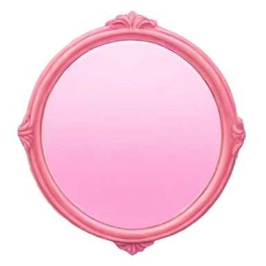 Pink mirror  sticker