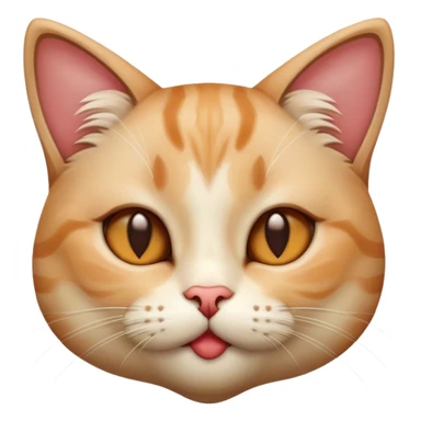 Cat Kissing emotional  sticker