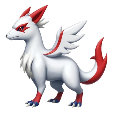 Latias-Reshiram-Zangoose-Absol-Fusion (full body) sticker