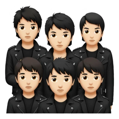 Viktor Tsoi and the group Neverlove sticker