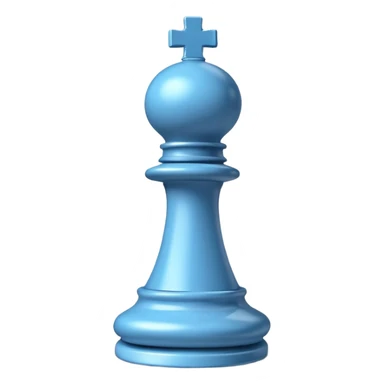 
chess bishop piece object, classic bishop shape with top slit, 3D cartoon, glossy material, soft shadow, mobile game icon style, centered, clean background, no text, no watermark
 sticker