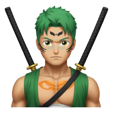 Roronoa zoro one pice sticker