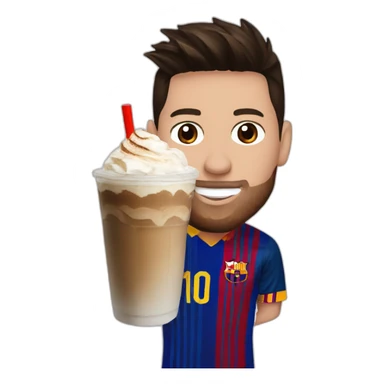 messi frappe Ronaldo sticker