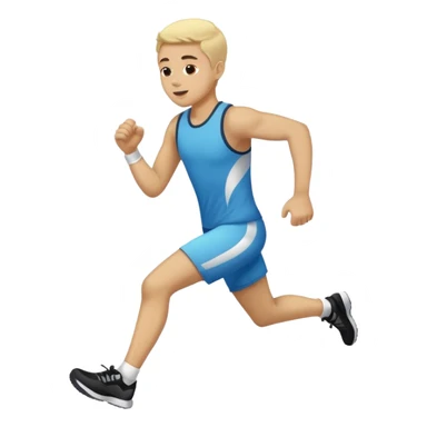 Une personne qui court sticker