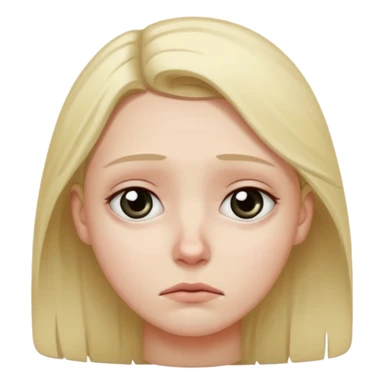 Very tired and depressed sticker