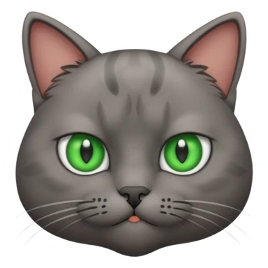 Cat with annoyed face sticker