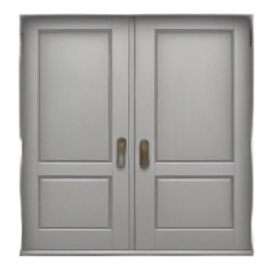 light gray wooden door sticker