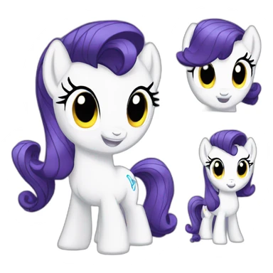 Rarity mlp sticker