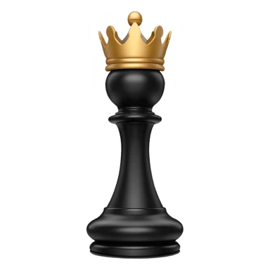 Queen chess piece sticker
