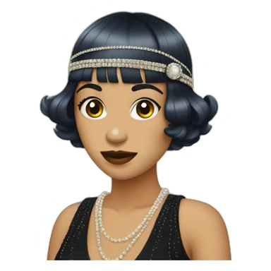 flapper sticker