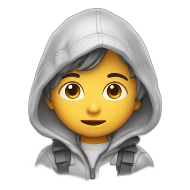 Niño despierto enfadado sticker