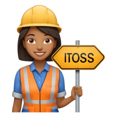 Street Sign Maker black woman sticker