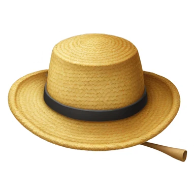 One piece straw hat sticker