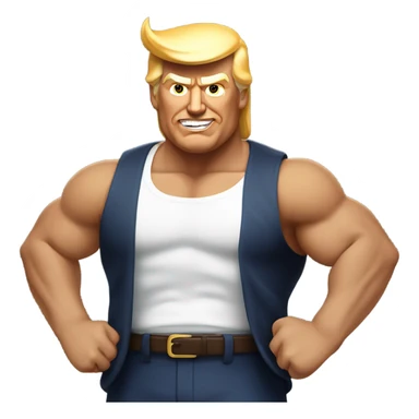 Donald Trump gigachad sticker