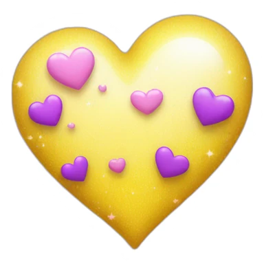 pink-and-purple-heart-with-yellow-sparkles sticker