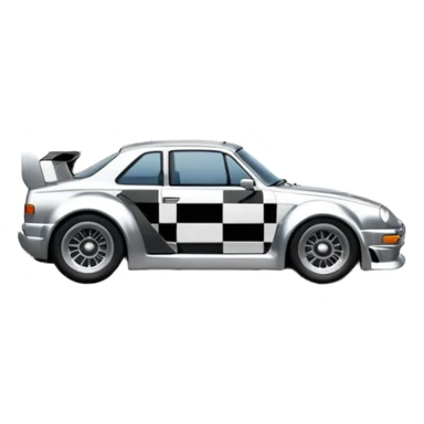 sorayama Chequered flag sticker