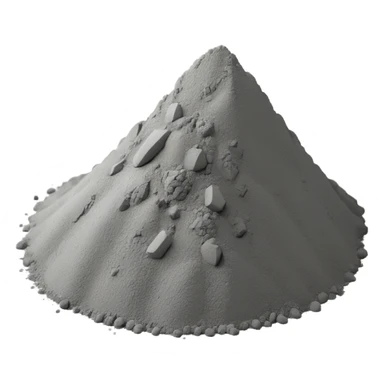 cement powder sticker