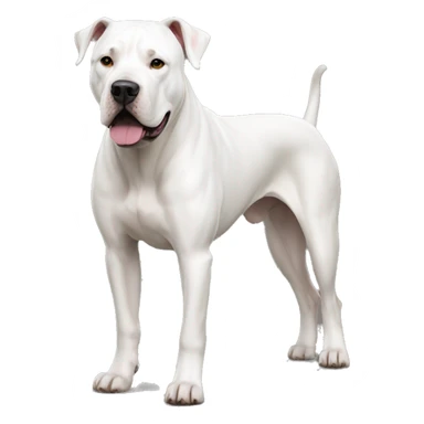 Dogo Argentino Dog Breed Full Body sticker