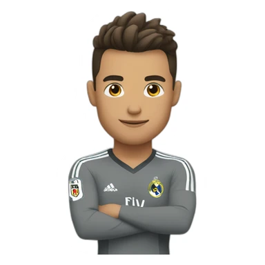 Ronaldo doing suiii pose sticker