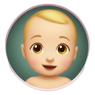 baby-photo-in-photoframe sticker