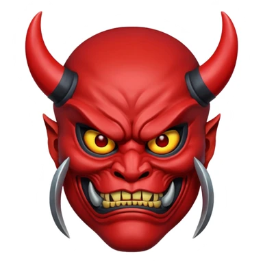 Oni Mask sticker