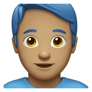 blue long sleeved tshirt without person sticker